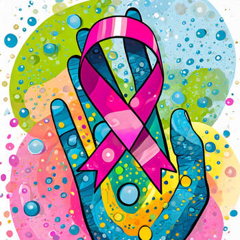 POPART WORLD CANCER RIBBON