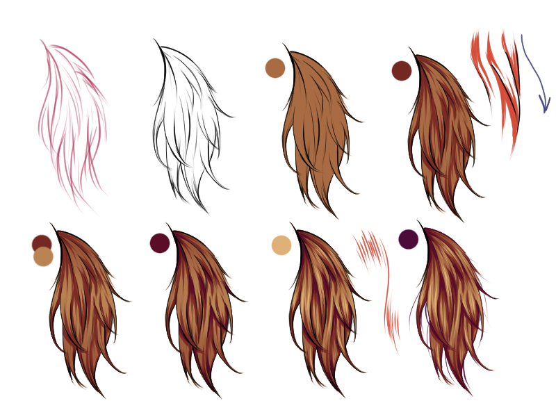 Hair Walkthrough by z0mbiequeen on DeviantArt