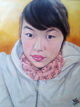 Portrait of chinese girl