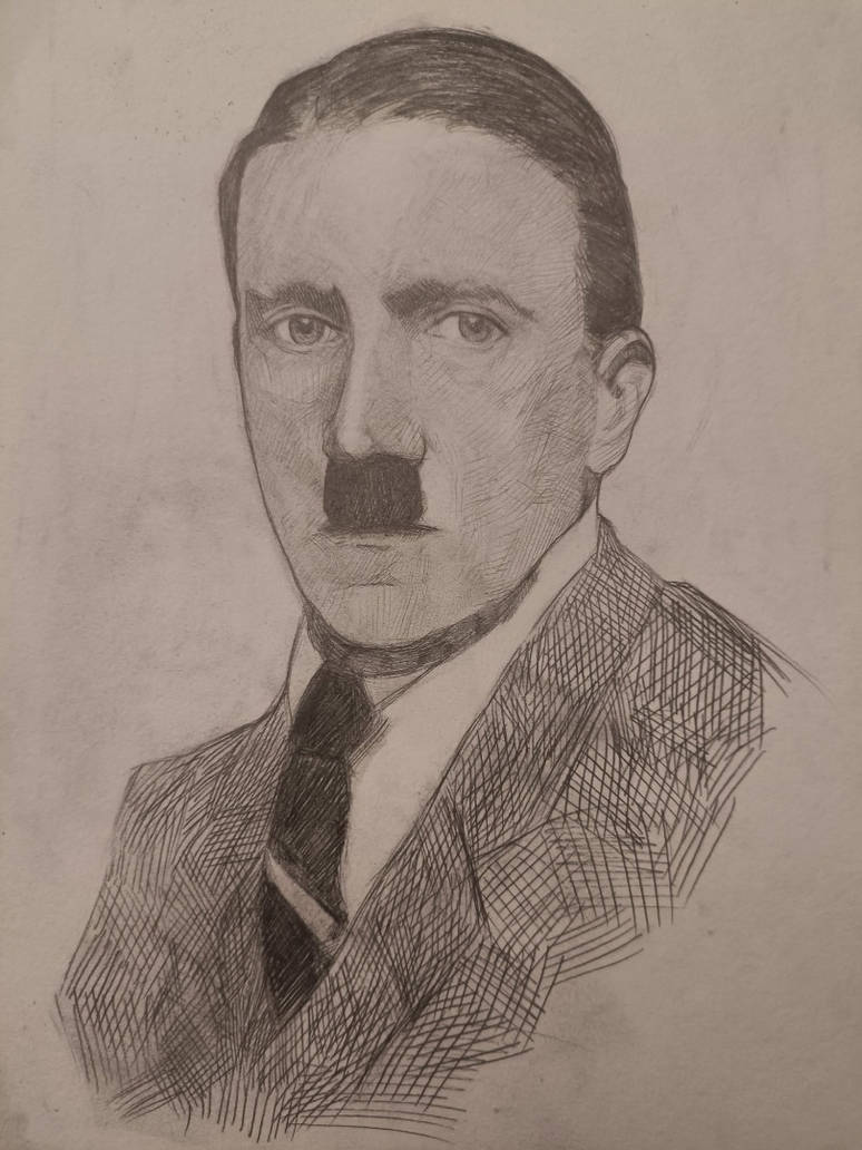 Adolf Hitler pencil portrait by jlmrmp on DeviantArt