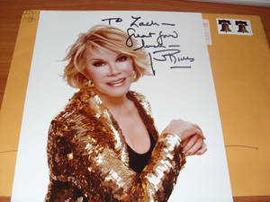 Joan Rivers -- autograph