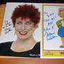 Marcia Wallace -- autograph
