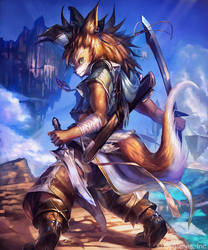 Wolf Fang Swordsman / Brave dog soldier