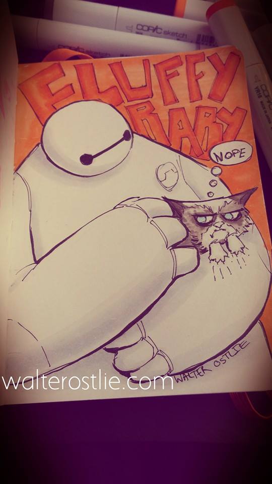 Baymax and Grumpy