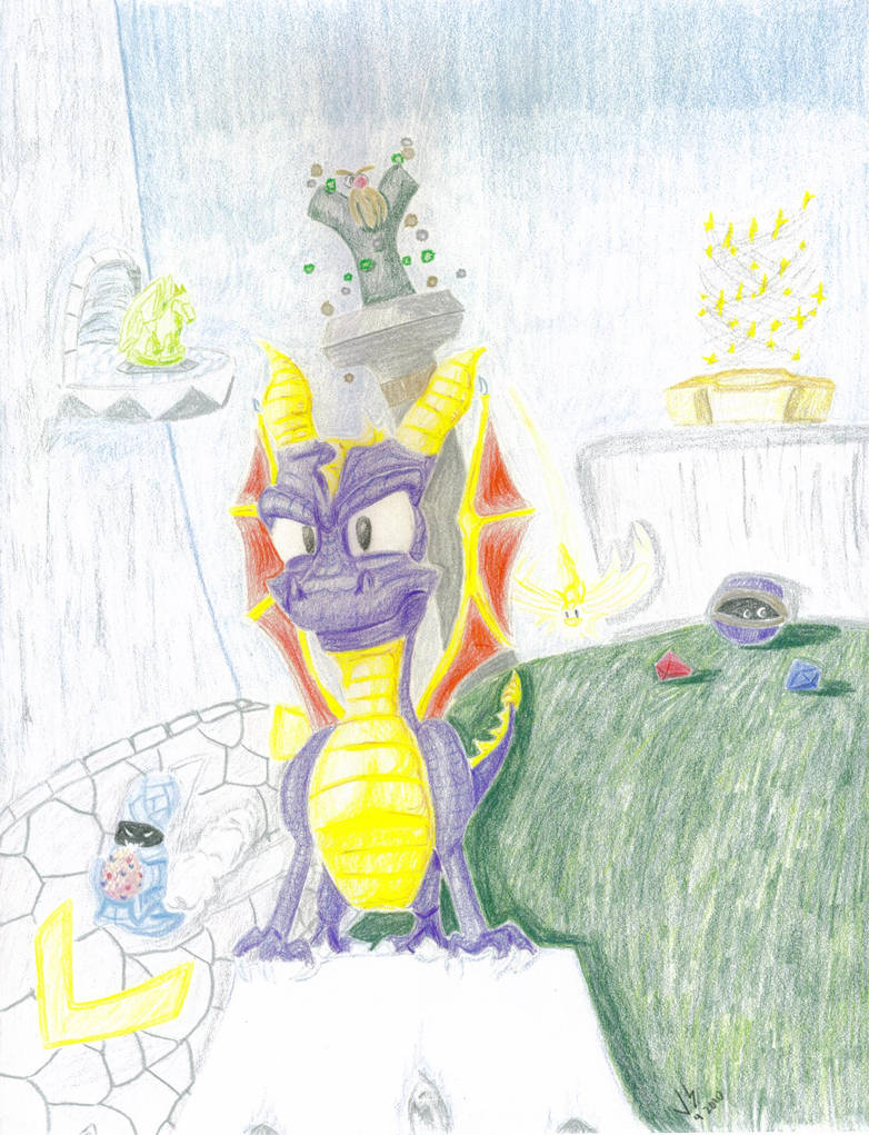 Original Spyro colors by ProjectHyrule on DeviantArt