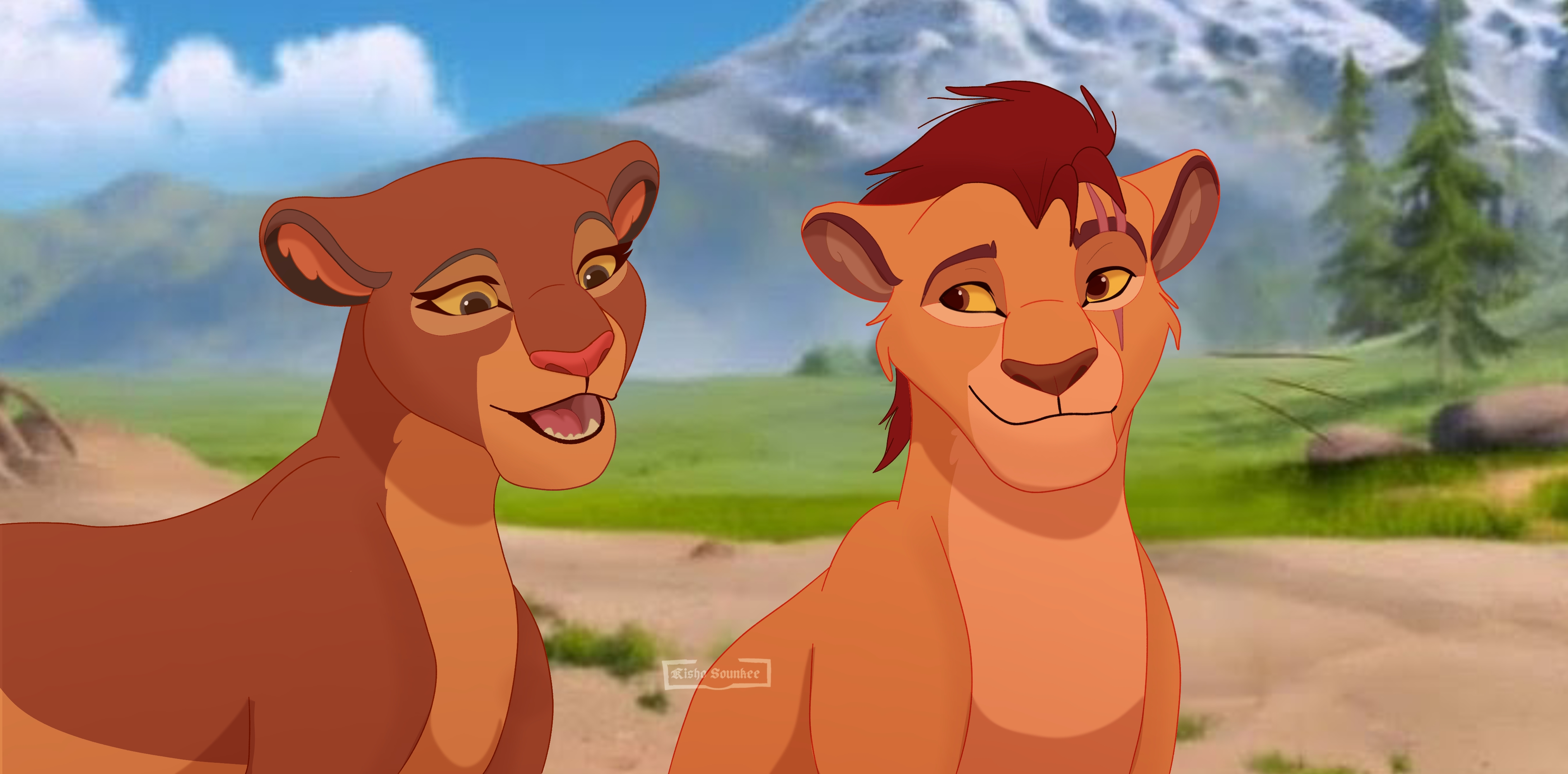 Kion Rani Kion x Rani | Fanart by kishosoun10 on DeviantArt
