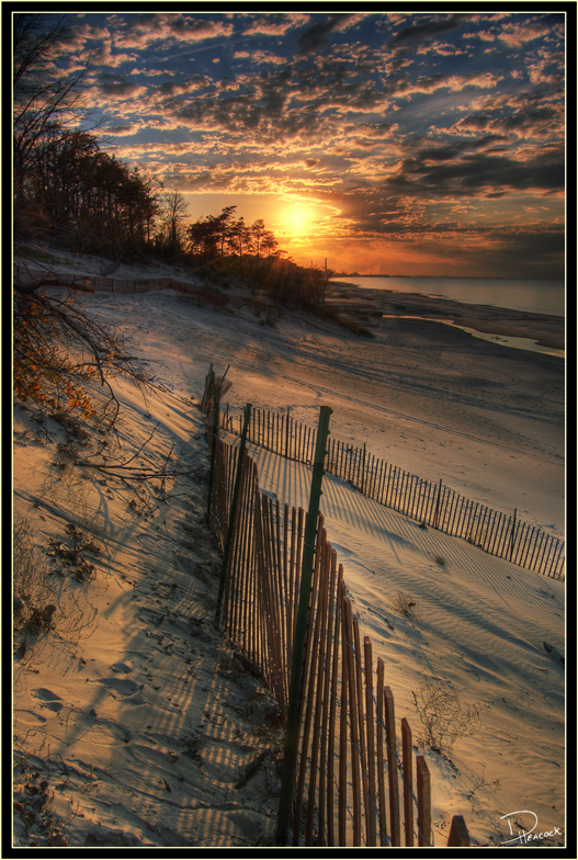 A Natural Dune Sunset