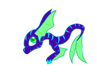 Neon Hippocampus Adopt (Open) (LOWERED PRICE)