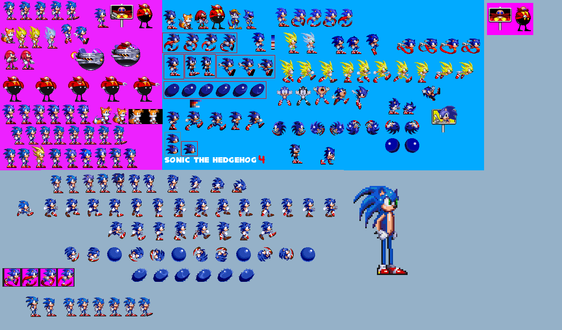 Sonic SMS Remake - Character Ending Credits (WIP) by PixelMarioXP