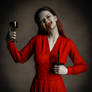 Blasphferatu red dress