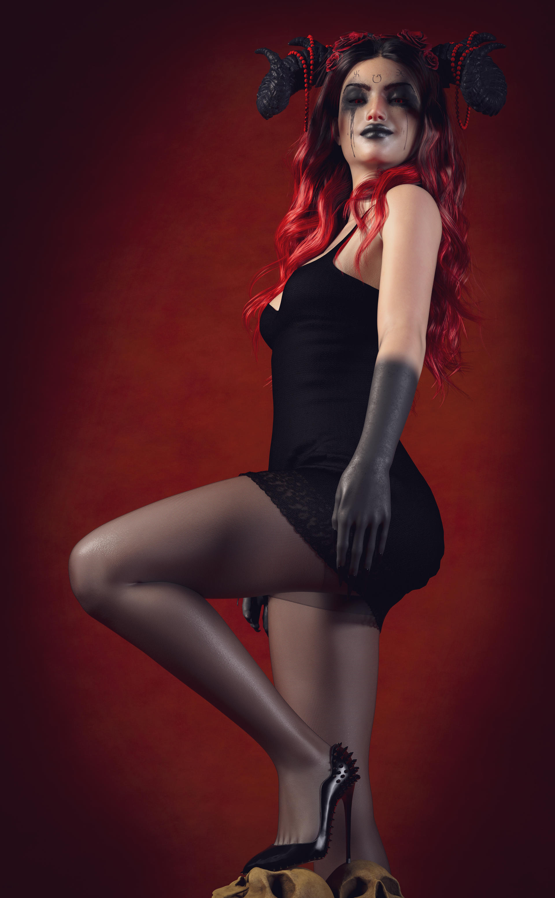 Mylouistopheles standing portrait