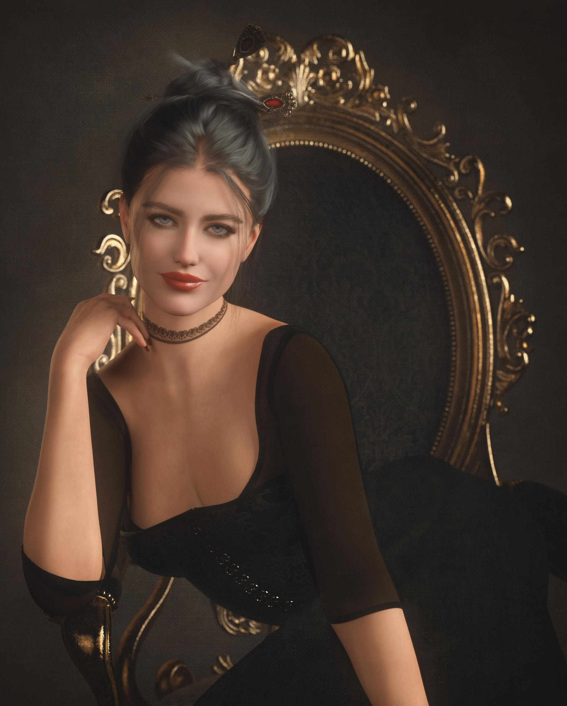 Nadine portrait by jakonoid on DeviantArt