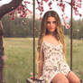 Chloe tree swing portrait