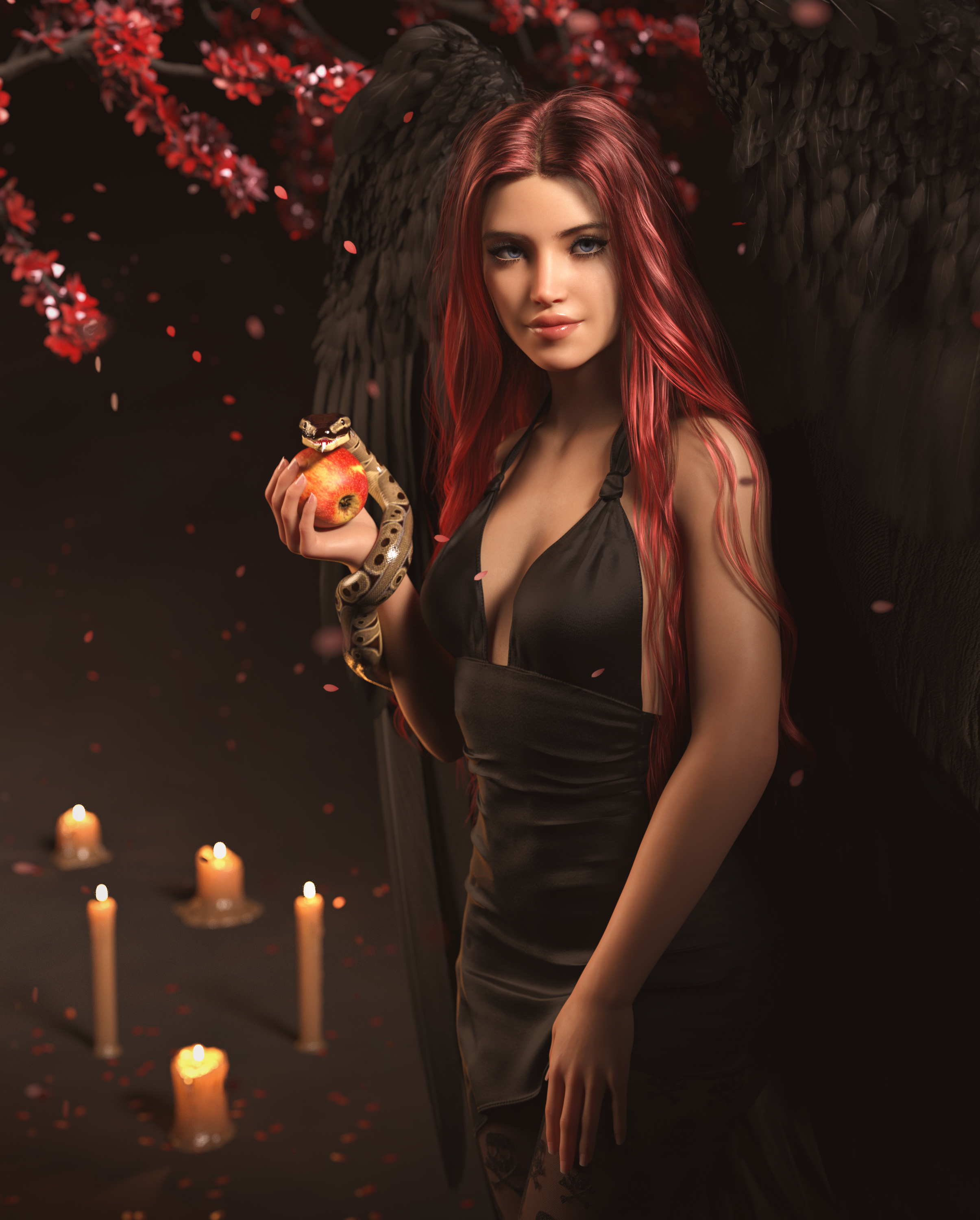 Lilith apple portrait
