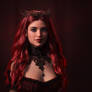 Lilith in red portrait