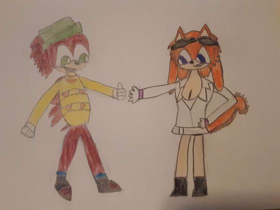 SM 451 and Wookami as mobians by SM451 on DeviantArt