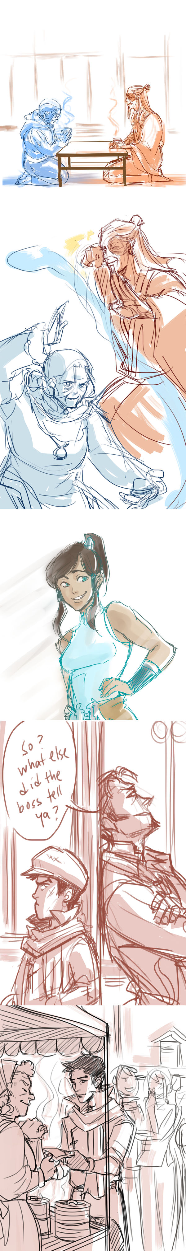 Korra: sketch dump 5