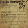 Talon Company Contract