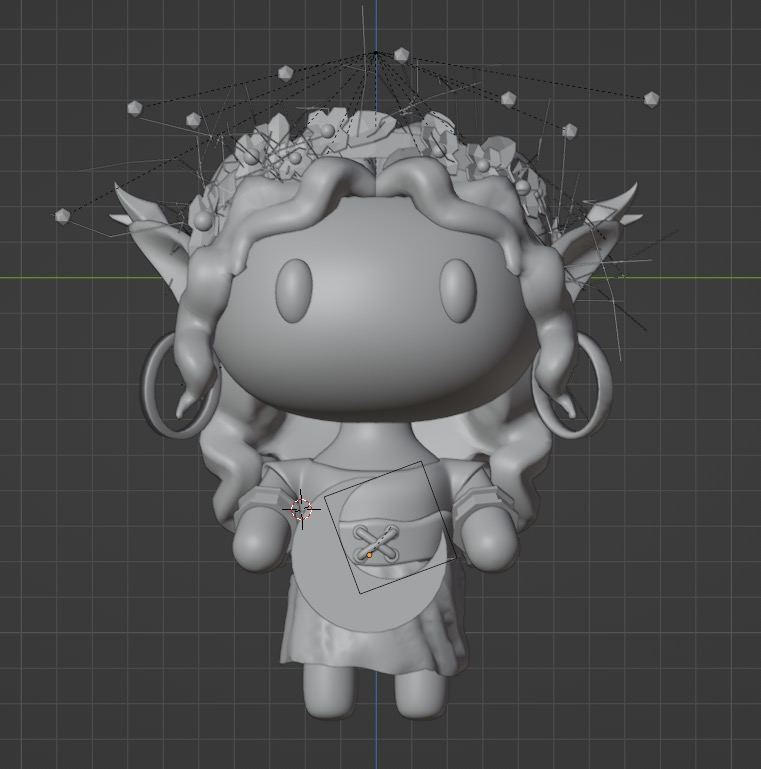 Pyjarid Chibi Pythia in Chibi version 3D by JaiHirvi on DeviantArt