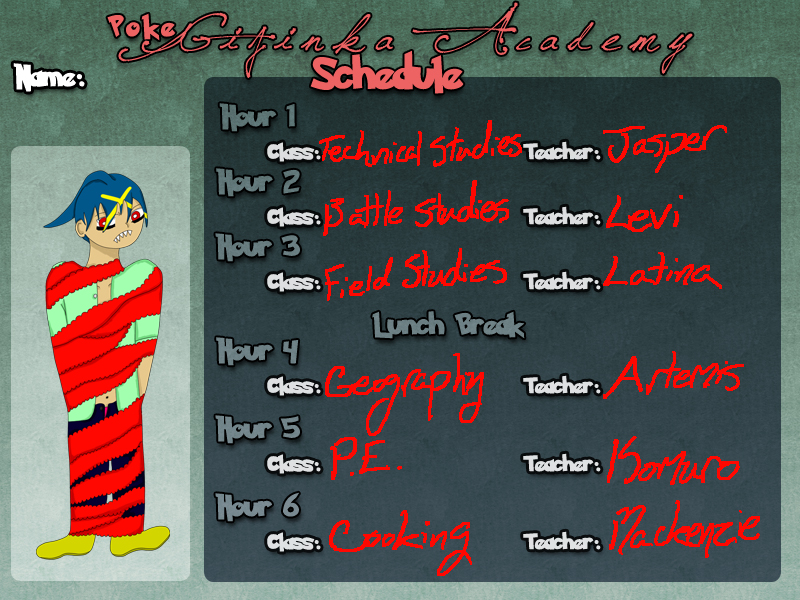 Vandal Schedule by Dreaming-Rainbow on DeviantArt Vandal Schedule by Dreaming-Rainbow on DeviantArt