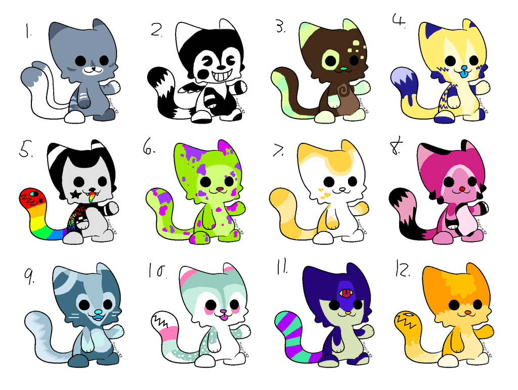 Colourful Kitty Adopts (CLOSED)