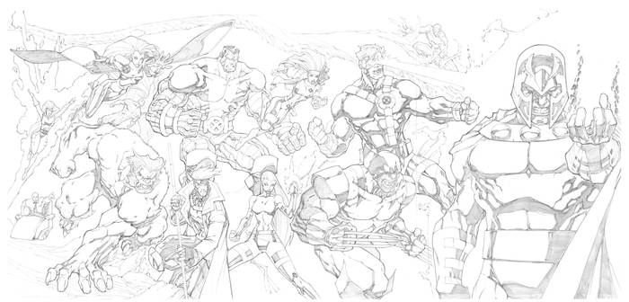Jim Lee Homage X-Men #1 Commission