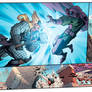 Avengers Double Page Colored