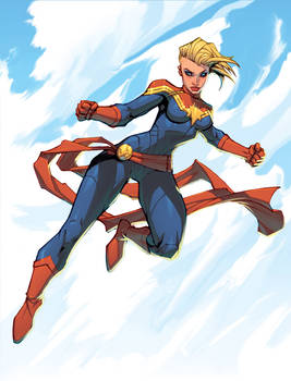 Captain Marvel Colors