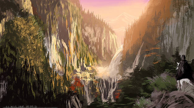 Lord Of The Rings Painting Study