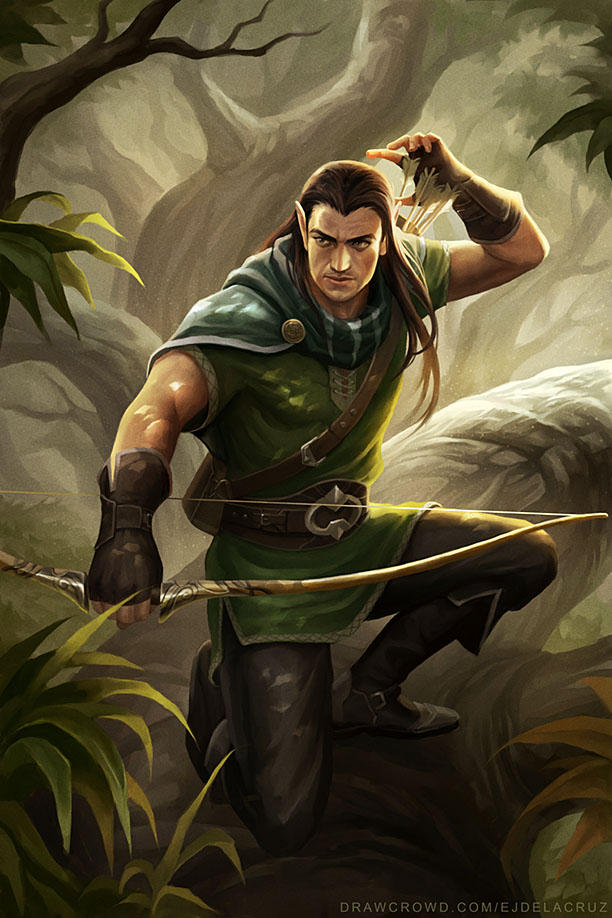 Elven Ranger by ejdc on DeviantArt