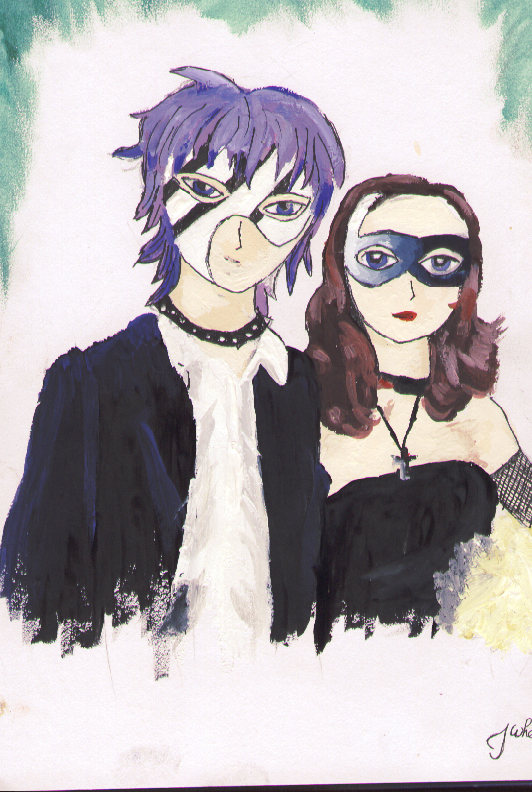 The masked couple.