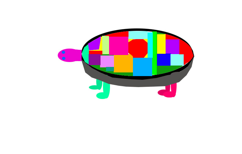 rainbow turtle