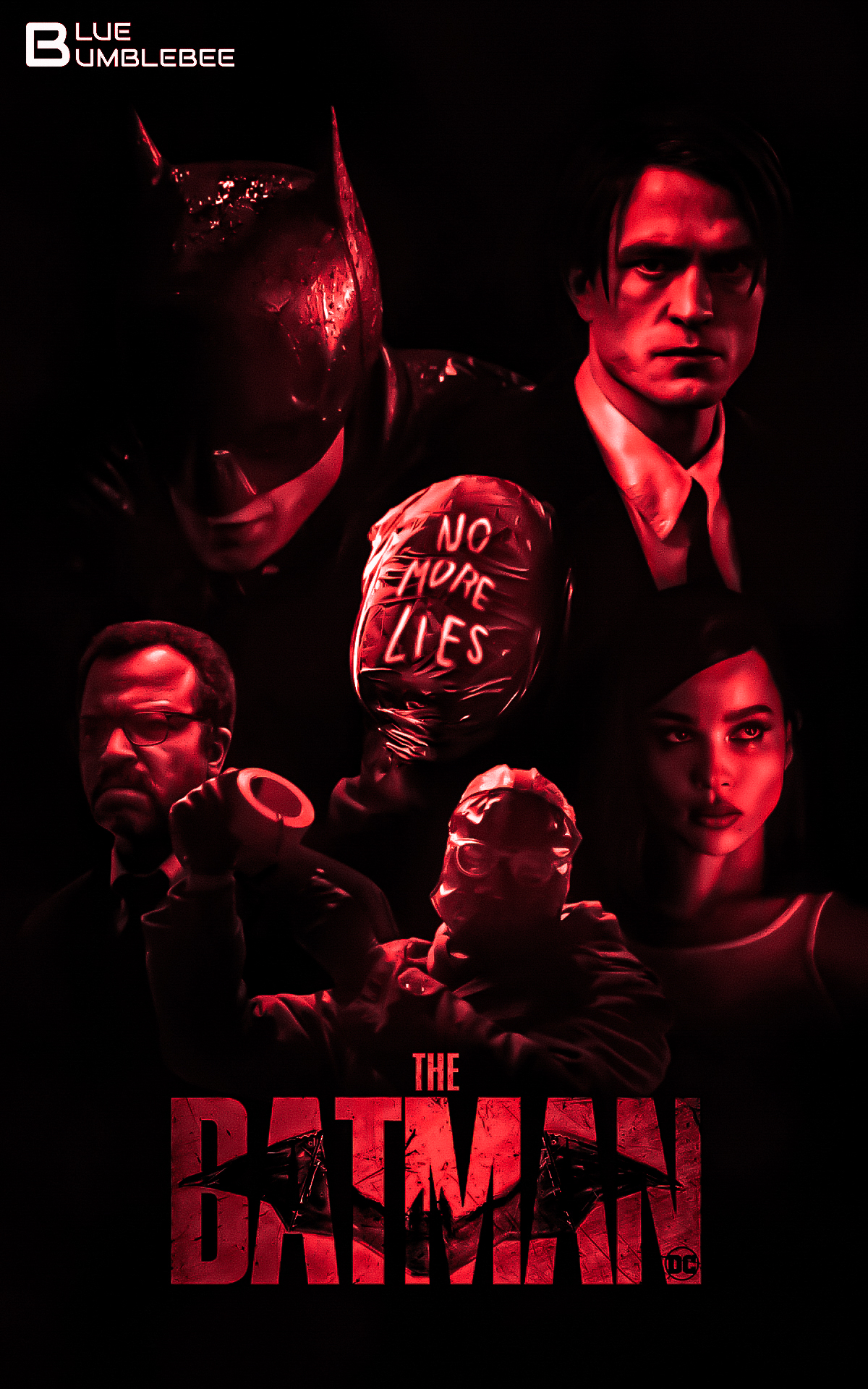 The Batman Poster (Red Version) by BlueBumblebee04 on DeviantArt