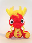 Cocono's friends: red oriental dragon by Tia-tony