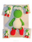 Yoshi crochet doll by Tia-tony