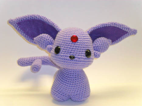 Espeon crochet doll