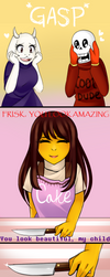 UNDERTALE: The first job of Frisk by TheTimeLimit