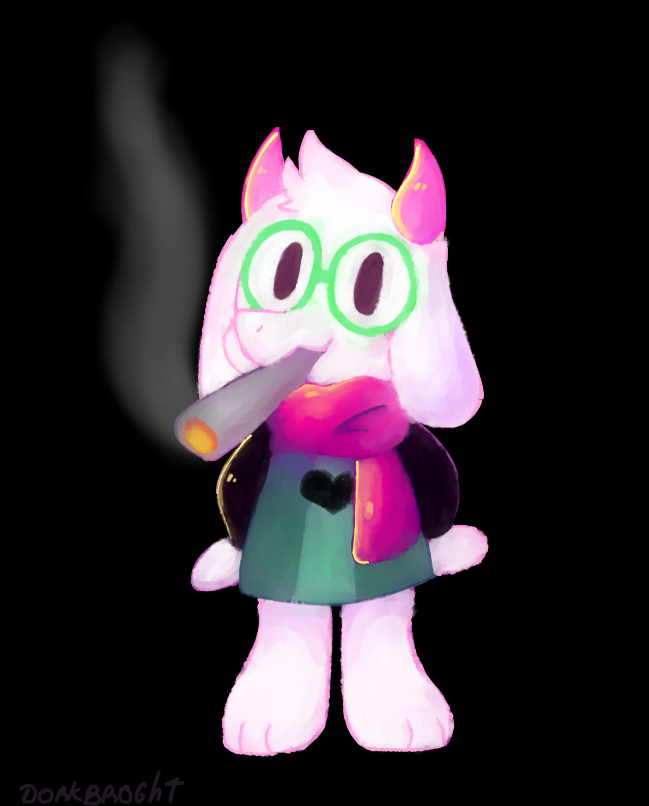 Smoke Ralsei!! by DorkBroght on DeviantArt