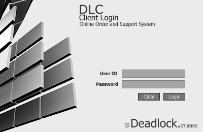 Deadlock Login screen