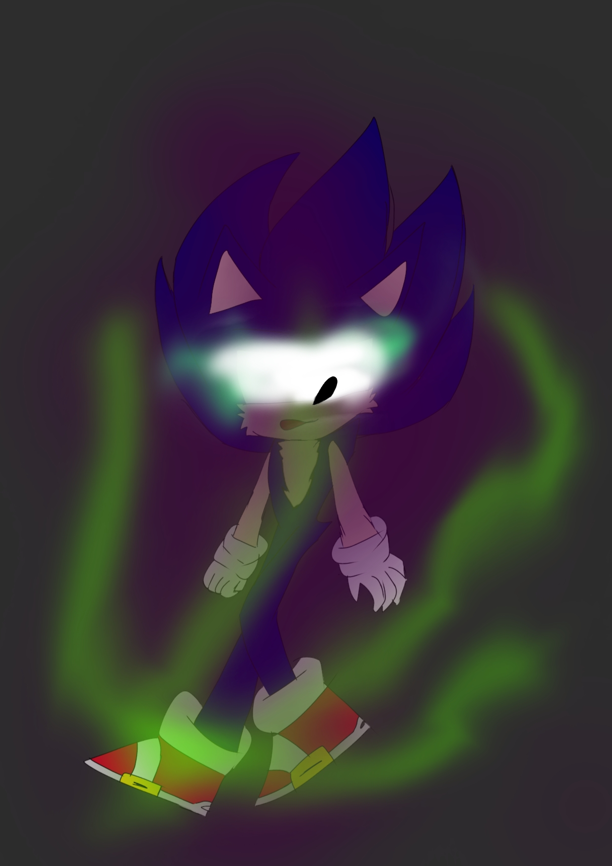 Dark Super Sonic 2 by TheWax on DeviantArt