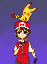 Red and Pikachu