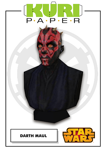Kuri Paper Busto Darth Maul By Rkg On Deviantart Kuri Paper Busto Darth Maul By Rkg On Deviantart