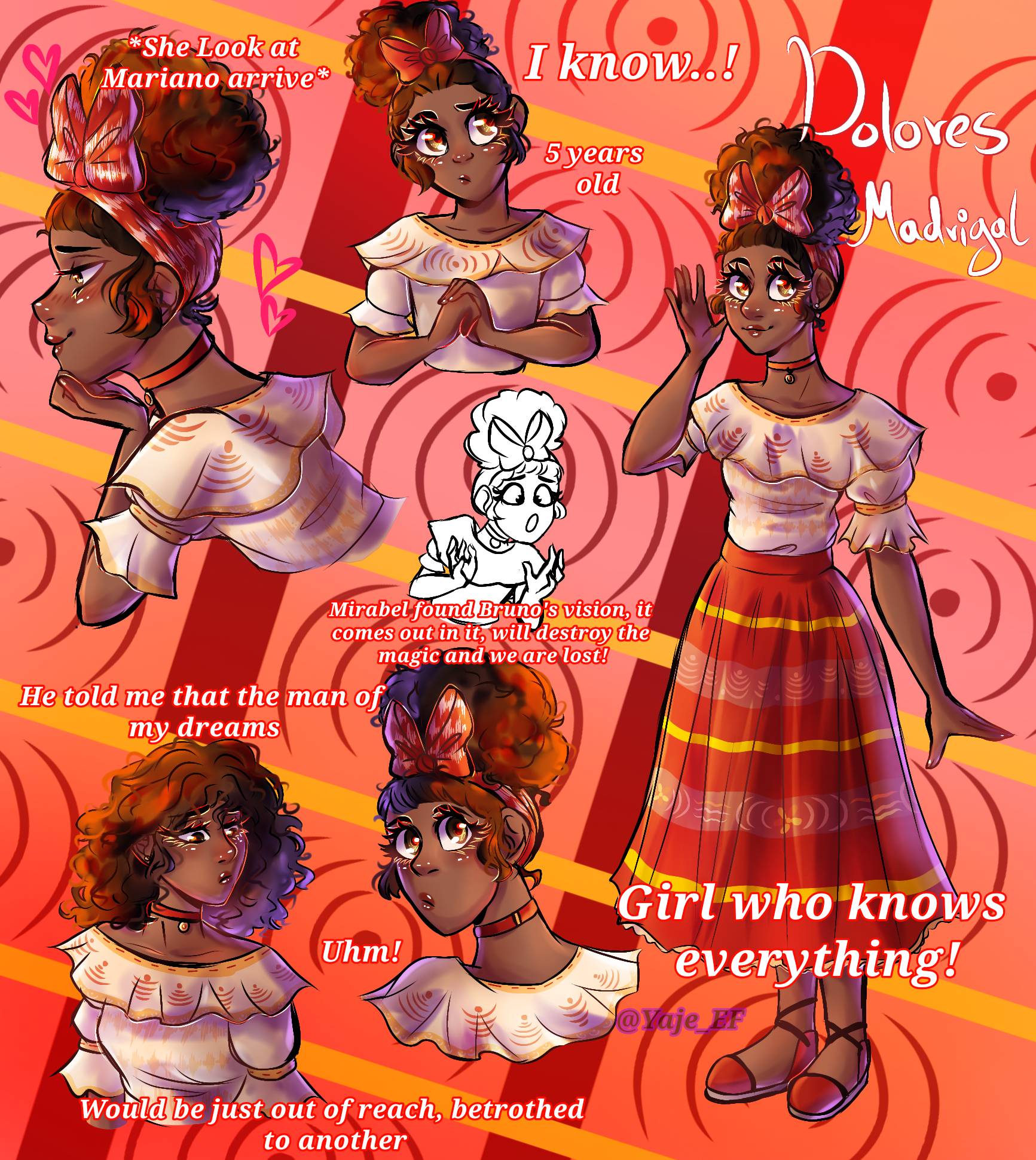 adorei interpretar a Dolores Madrigal ❤️ #Encanto #Disney