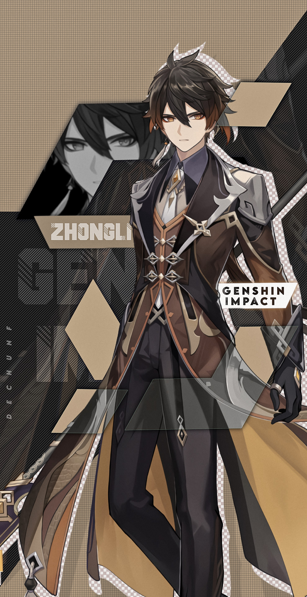 Zhongli Genshin Impact Wallpaper by dechunf on DeviantArt