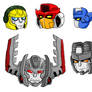 Transformers Armada MS paint heads