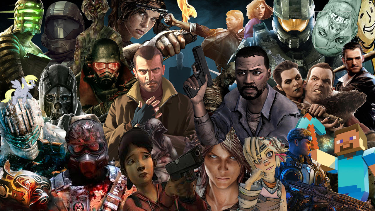Game Collage Design Gaming Collage by RookieDuty on DeviantArt