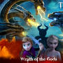 Wrath of the Gods (Elsa / Godzilla) Poster