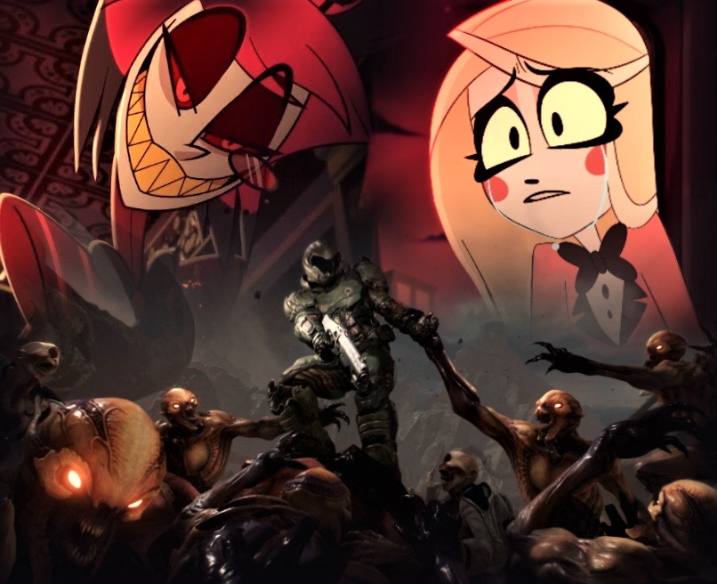 pix Doom Hazbin Hotel doom doom hazbin hotel poster