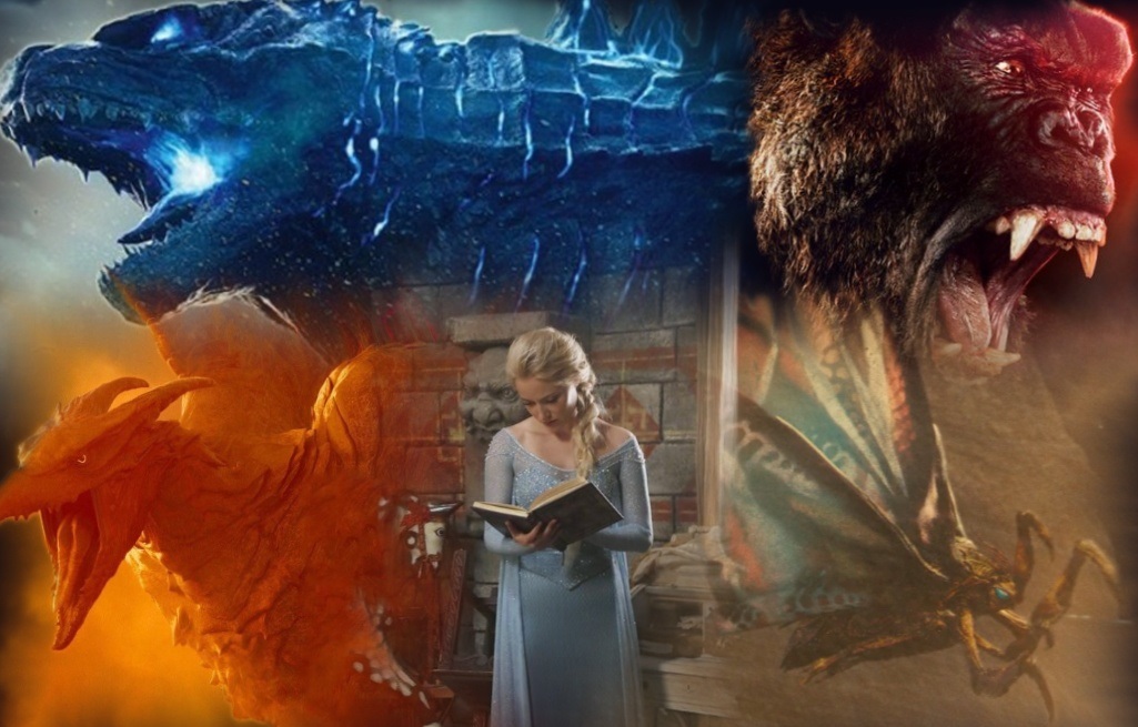TITANS The Queen and the Beast (Godzilla and Elsa) by Dark-Rider28 on DeviantArt