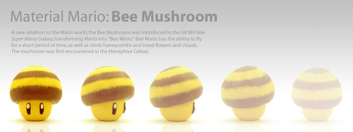 Material Mario: Bee Mushroom